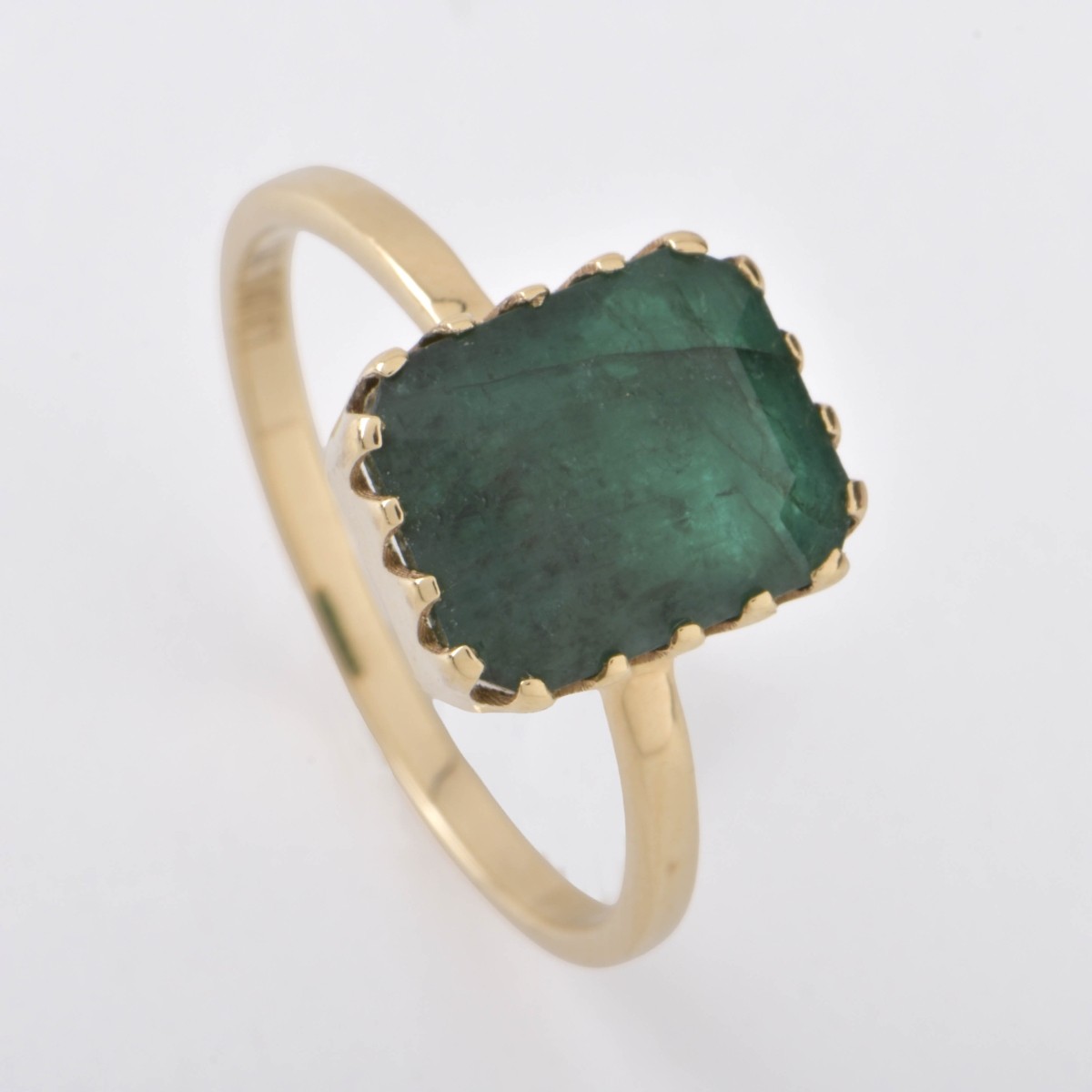 Emerald and 14K Ring
