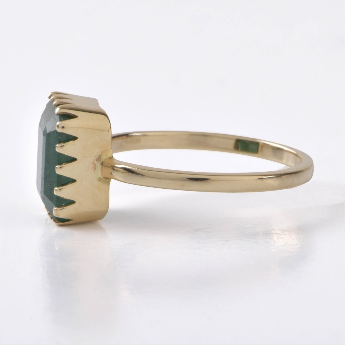Emerald and 14K Ring