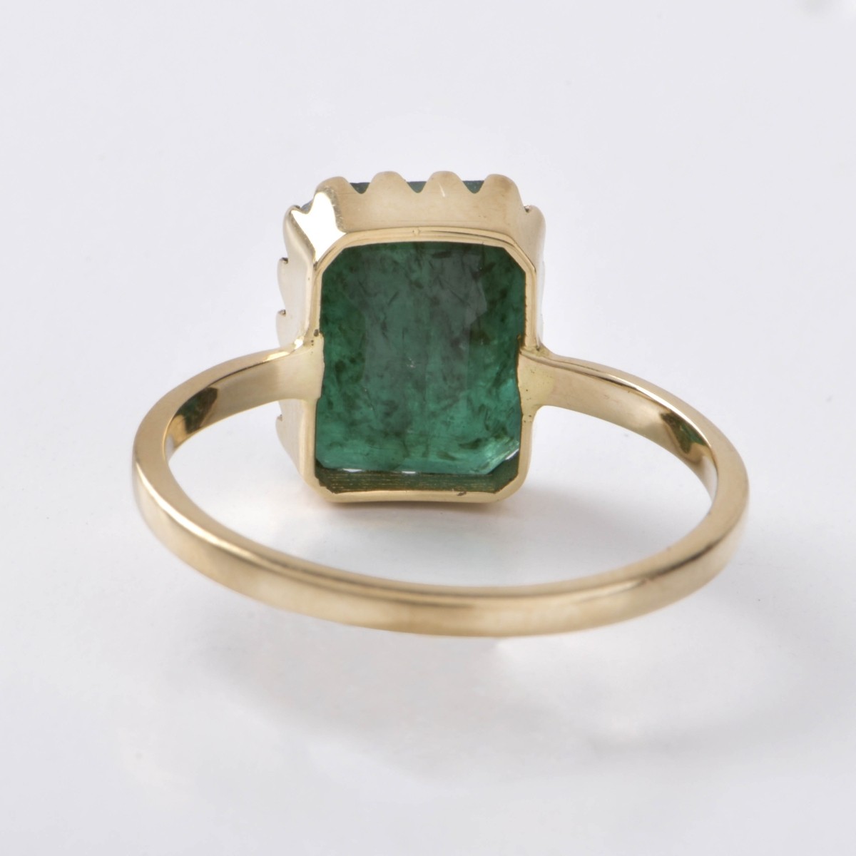 Emerald and 14K Ring