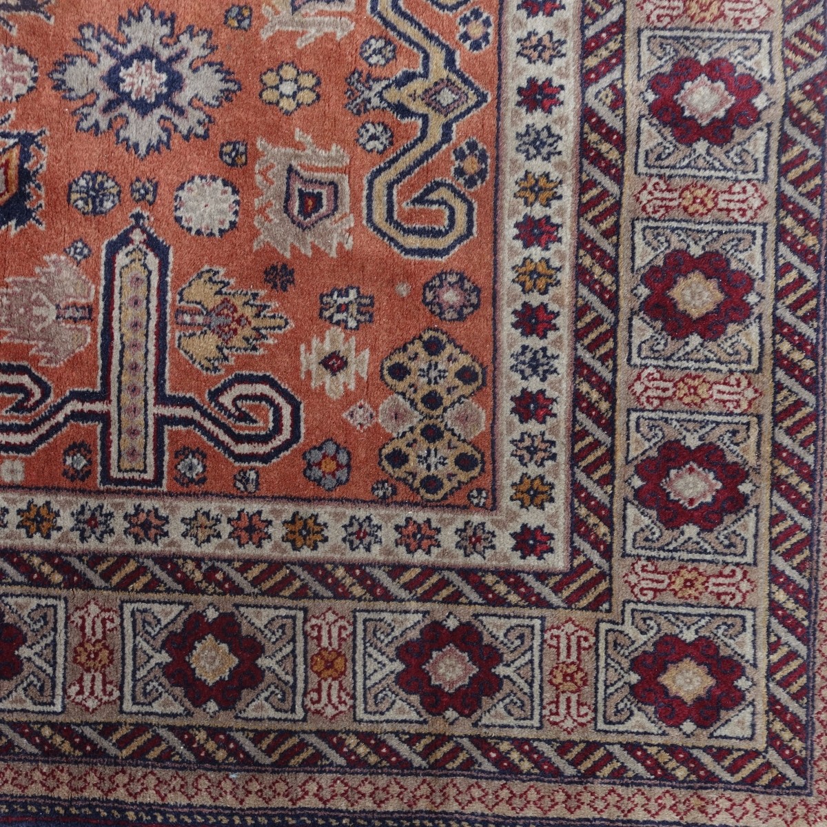 Antique Kazak Tribal Rug