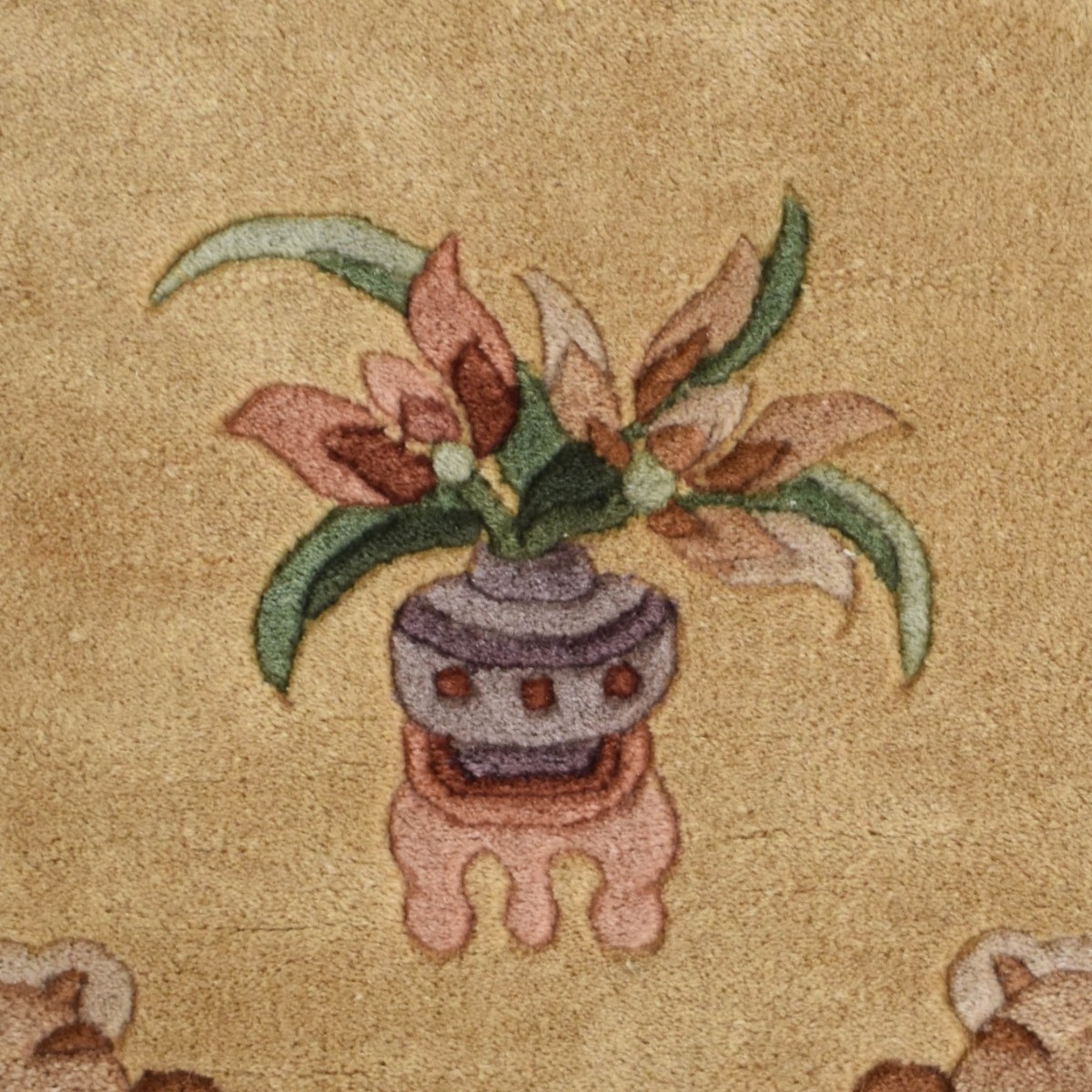 Vintage Chinese Wool Rug