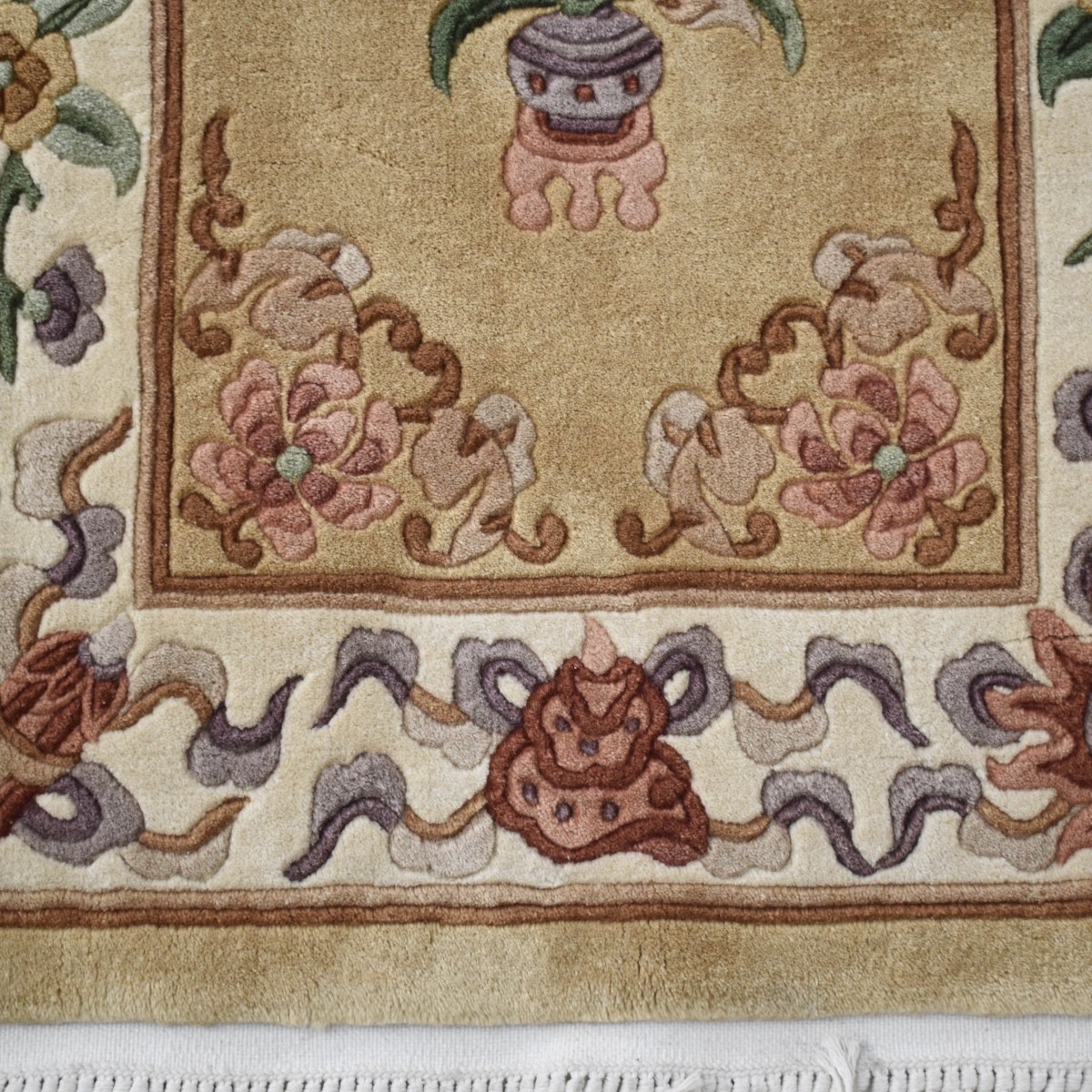 Vintage Chinese Wool Rug