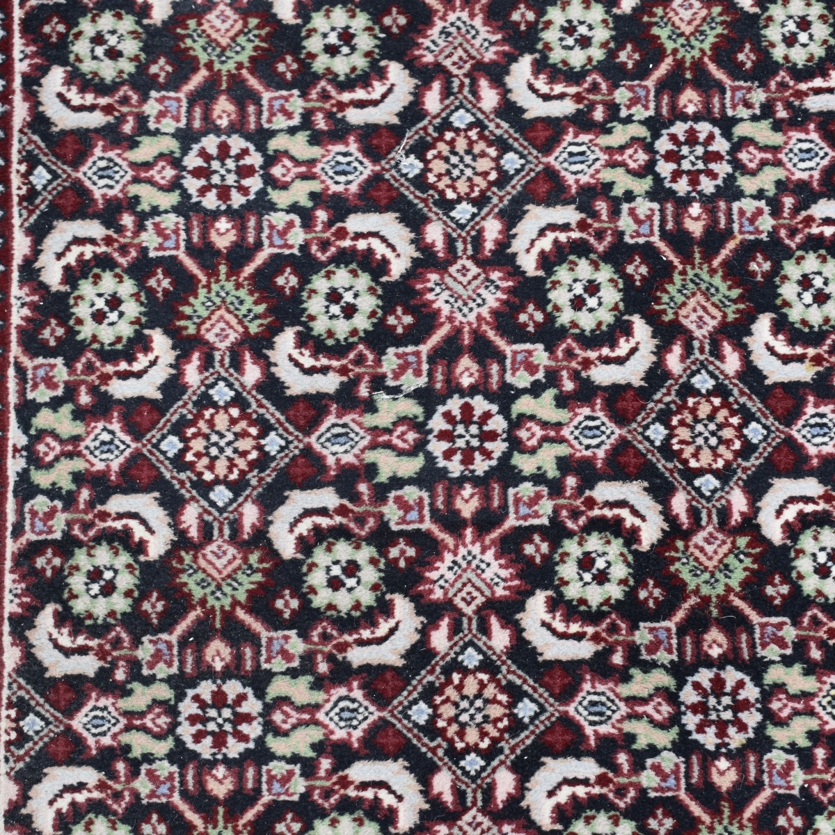 Vintage Oriental Wool Runner Rug