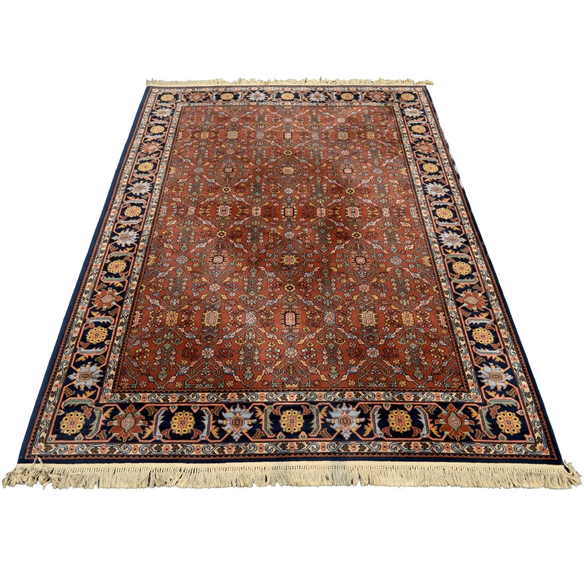 Vintage Karastan Serapi Wool Rug