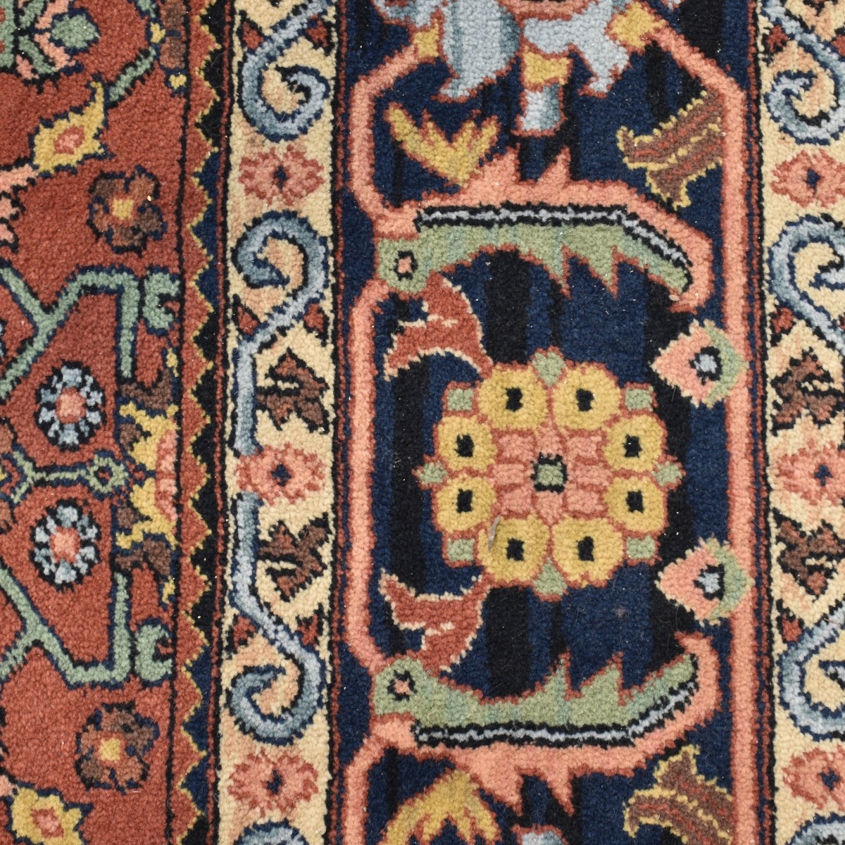 Vintage Karastan Serapi Wool Rug
