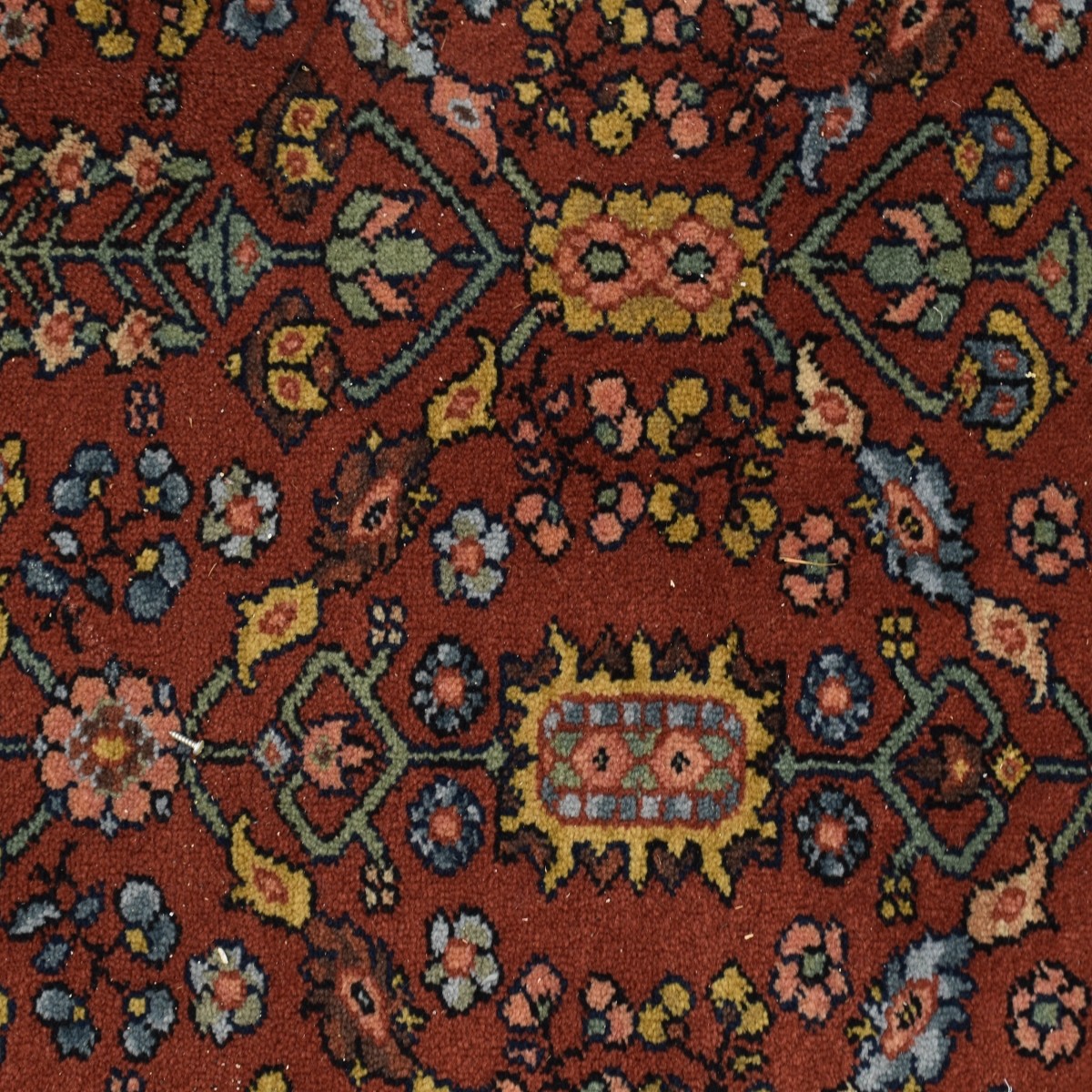 Vintage Karastan Serapi Wool Rug