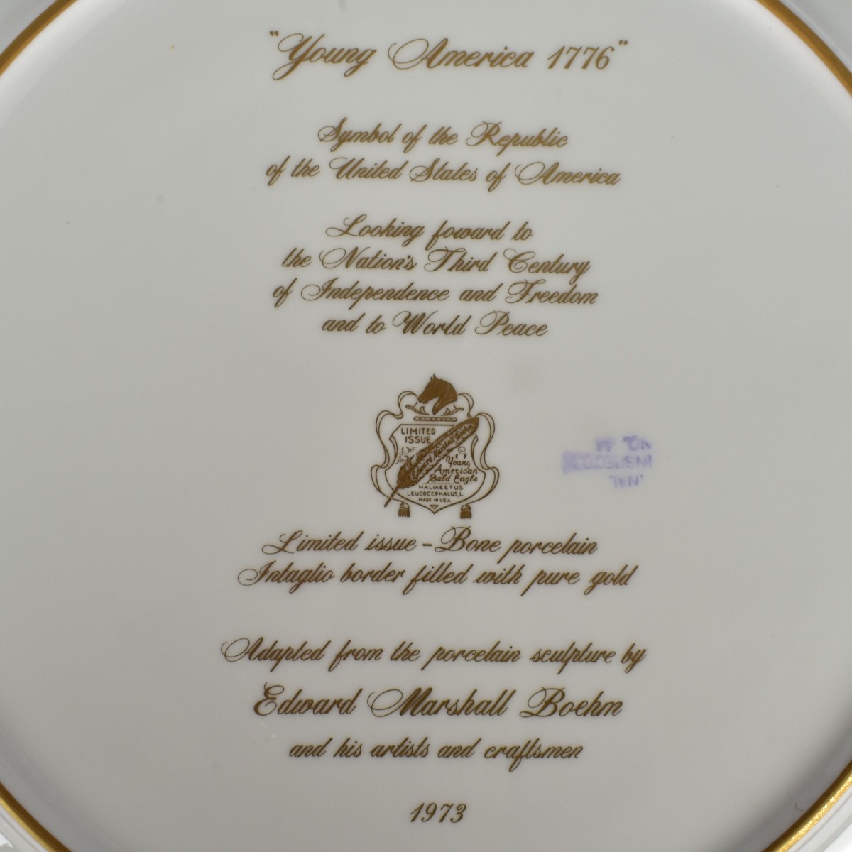 Three (3) Boehm's Bicentennial Items