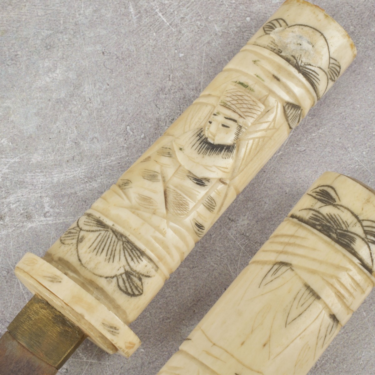 Box Lot of Carved Pieces