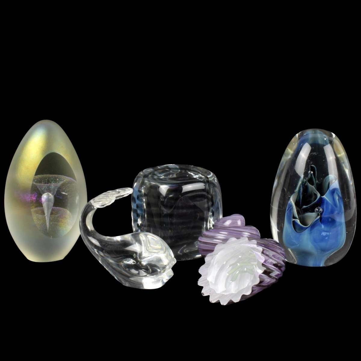 Vintage Glass Paperweights