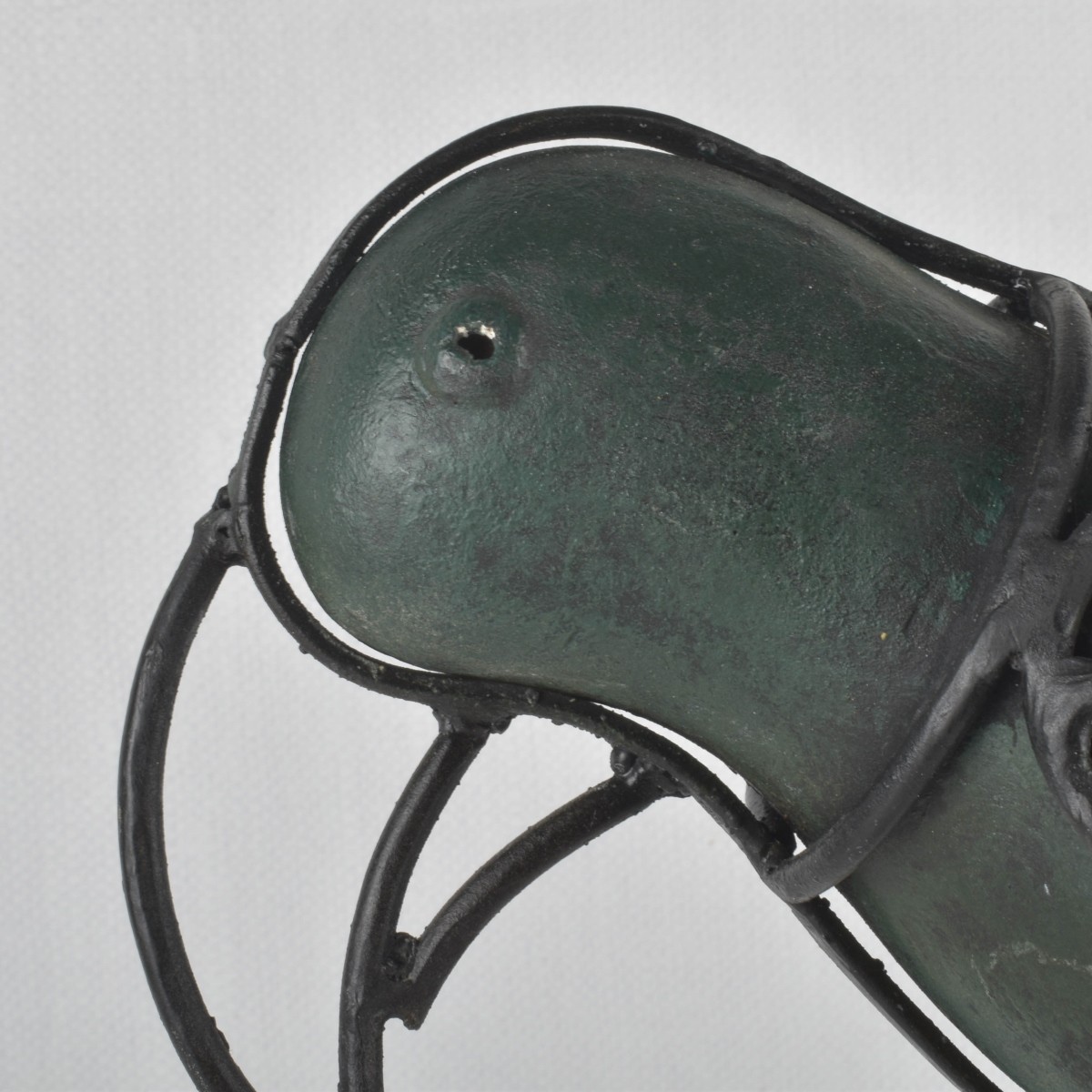 Mid-century Modern Metal Parrot