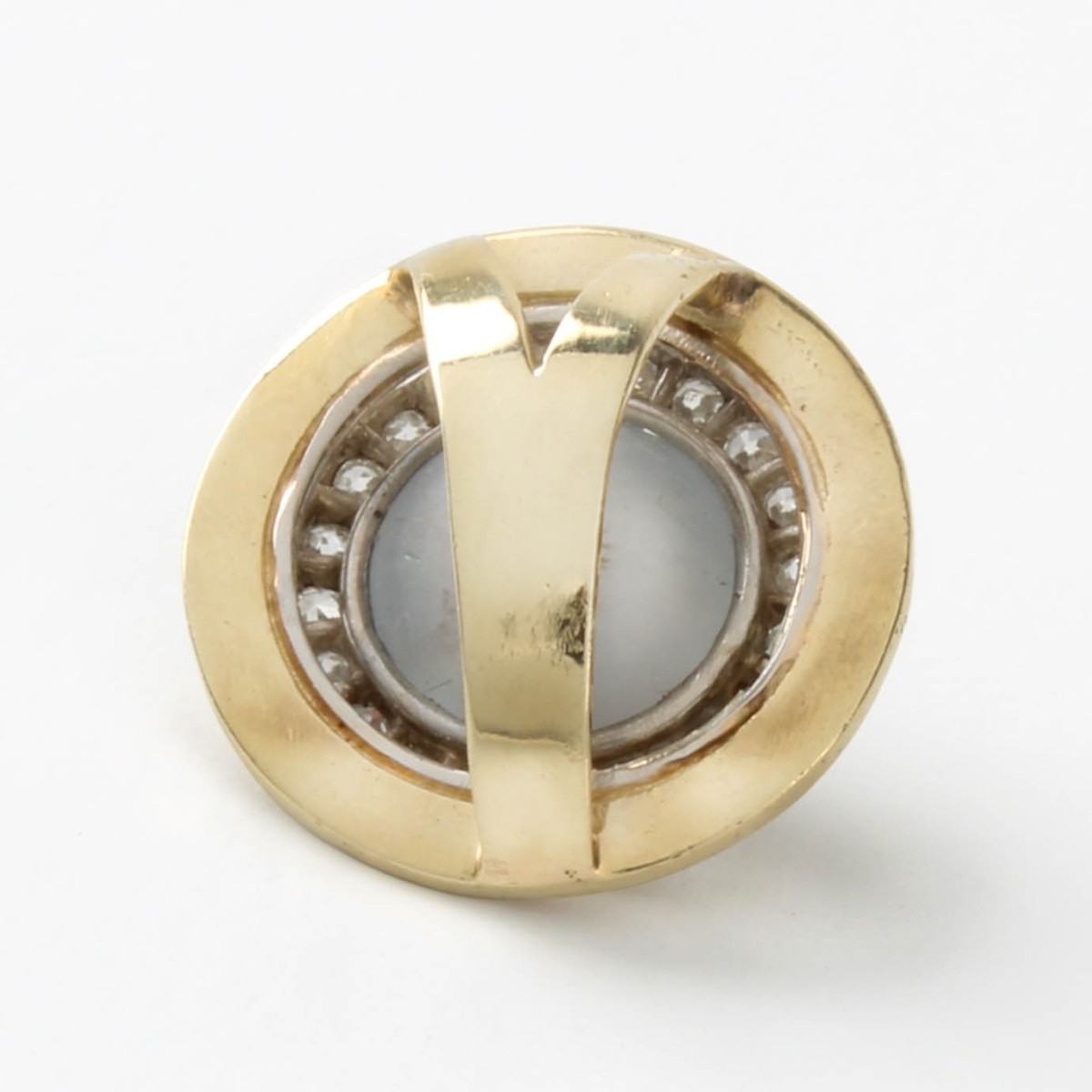 Sapphire, Diamond and 14K Pendant