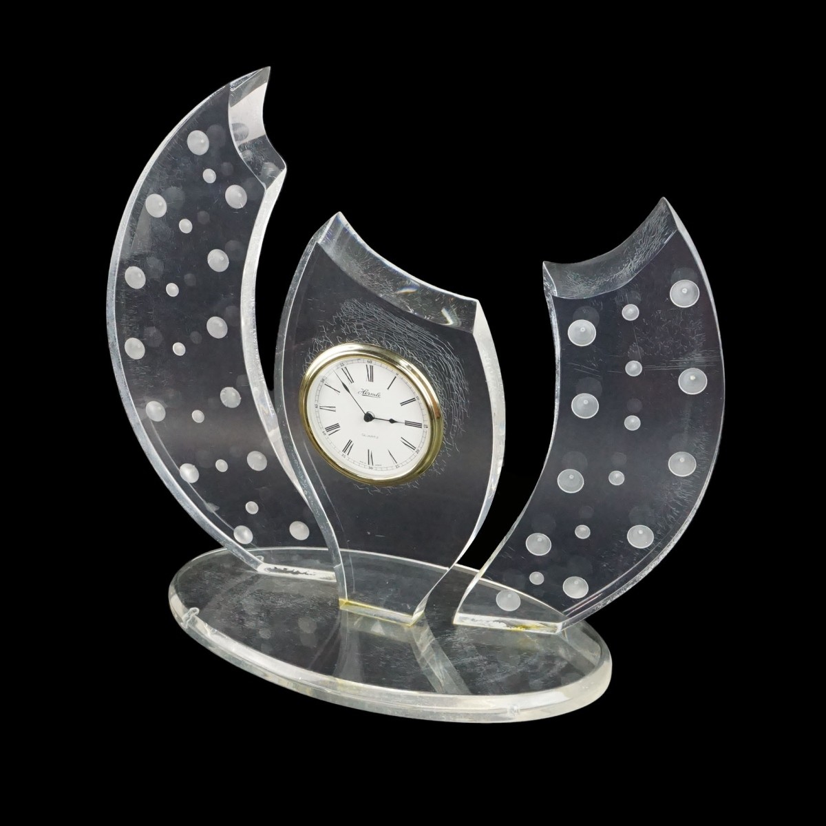 Lucite Clock