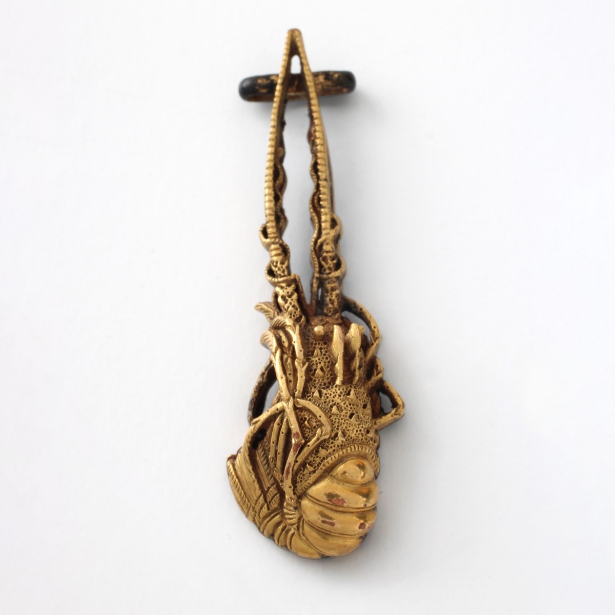 Japanese Meiji 18K Lobster Pendant