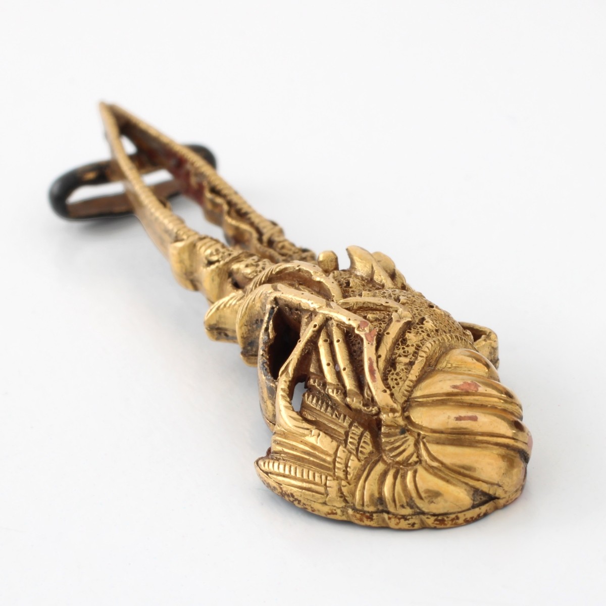 Japanese Meiji 18K Lobster Pendant