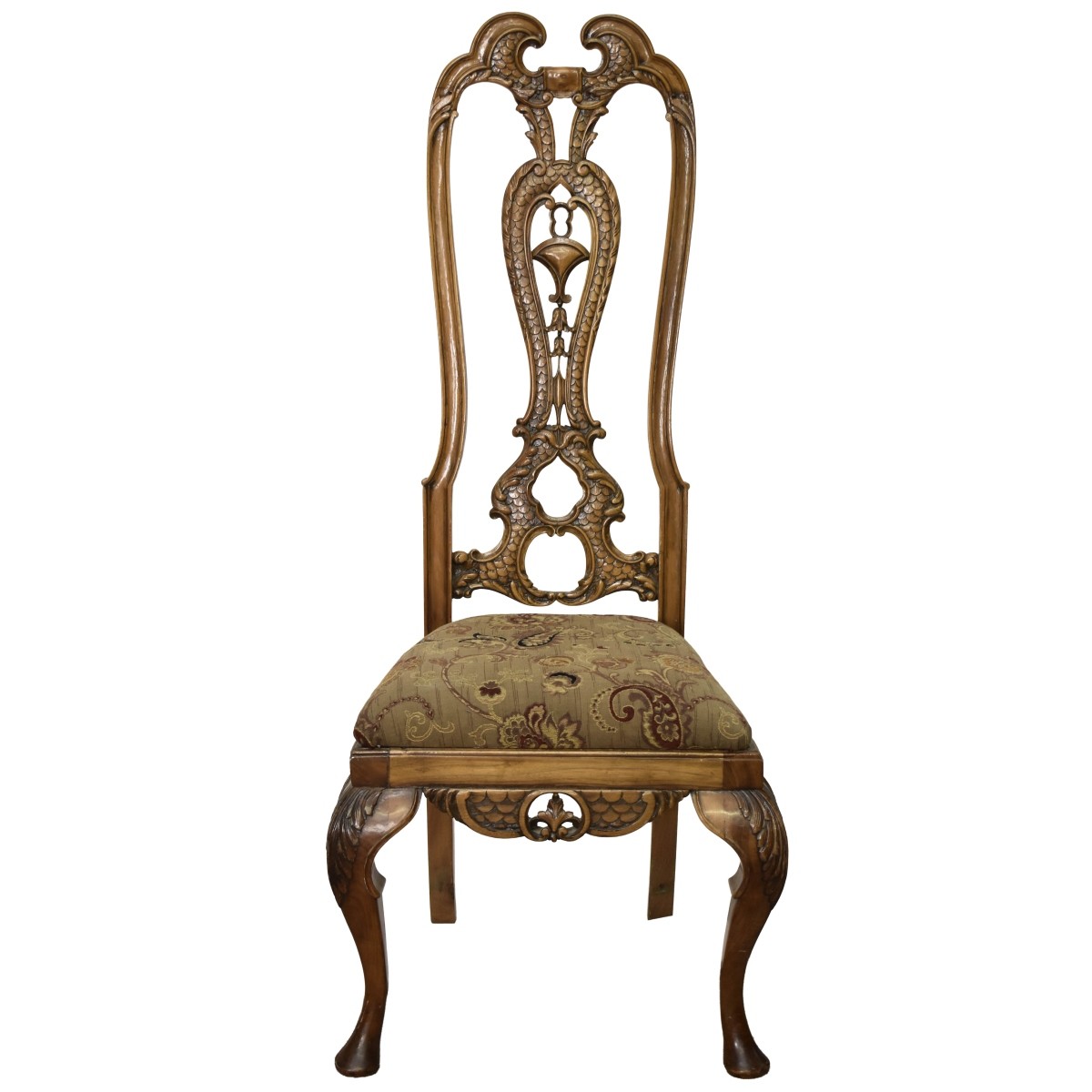 Vintage Queen Ann Style Chair