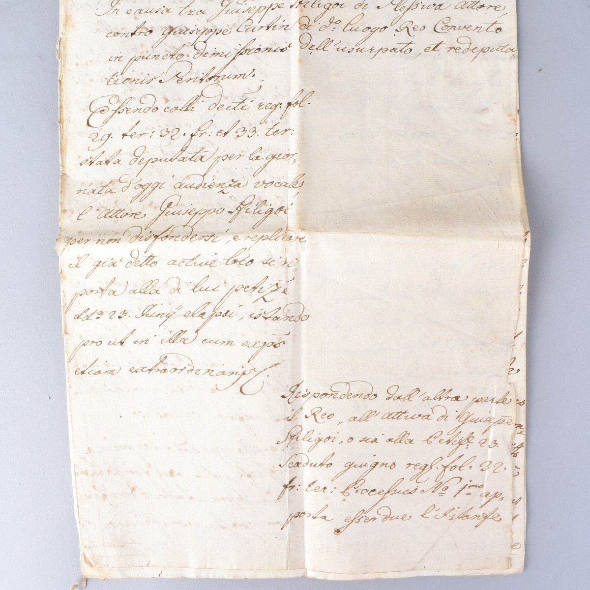 17th C. Italian Manuscript Documents