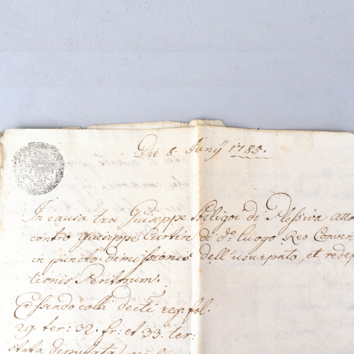 17th C. Italian Manuscript Documents