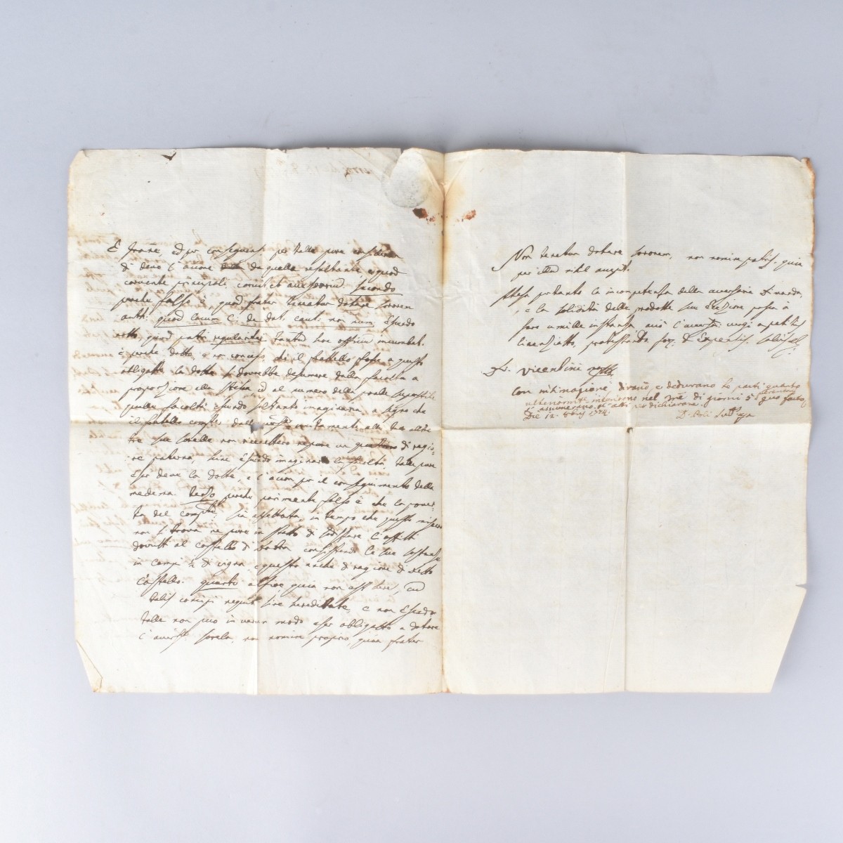 17th C. Italian Manuscript Documents