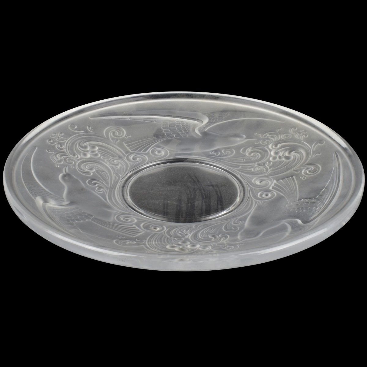 Val St. Lambert Belguim" Gloucester" Charger