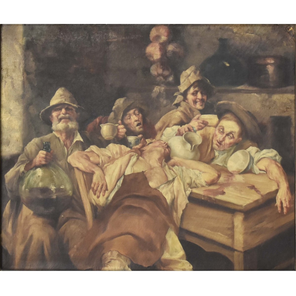 European School Oil on Canvas