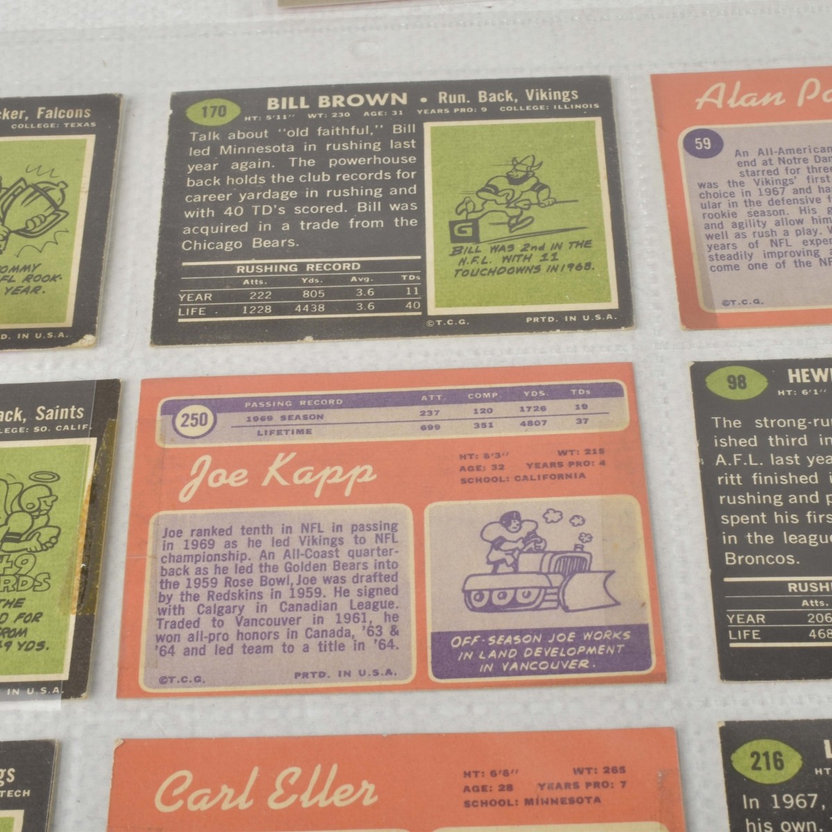 Collection of Antique Football Cards