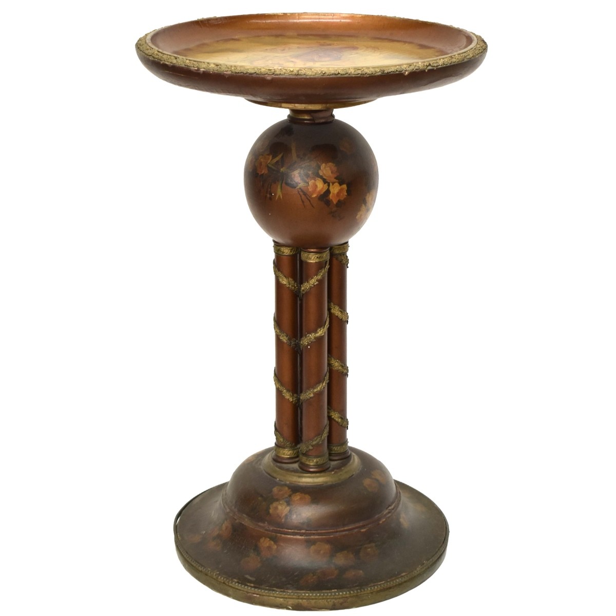 19th Century Hand Painted Continental Stand