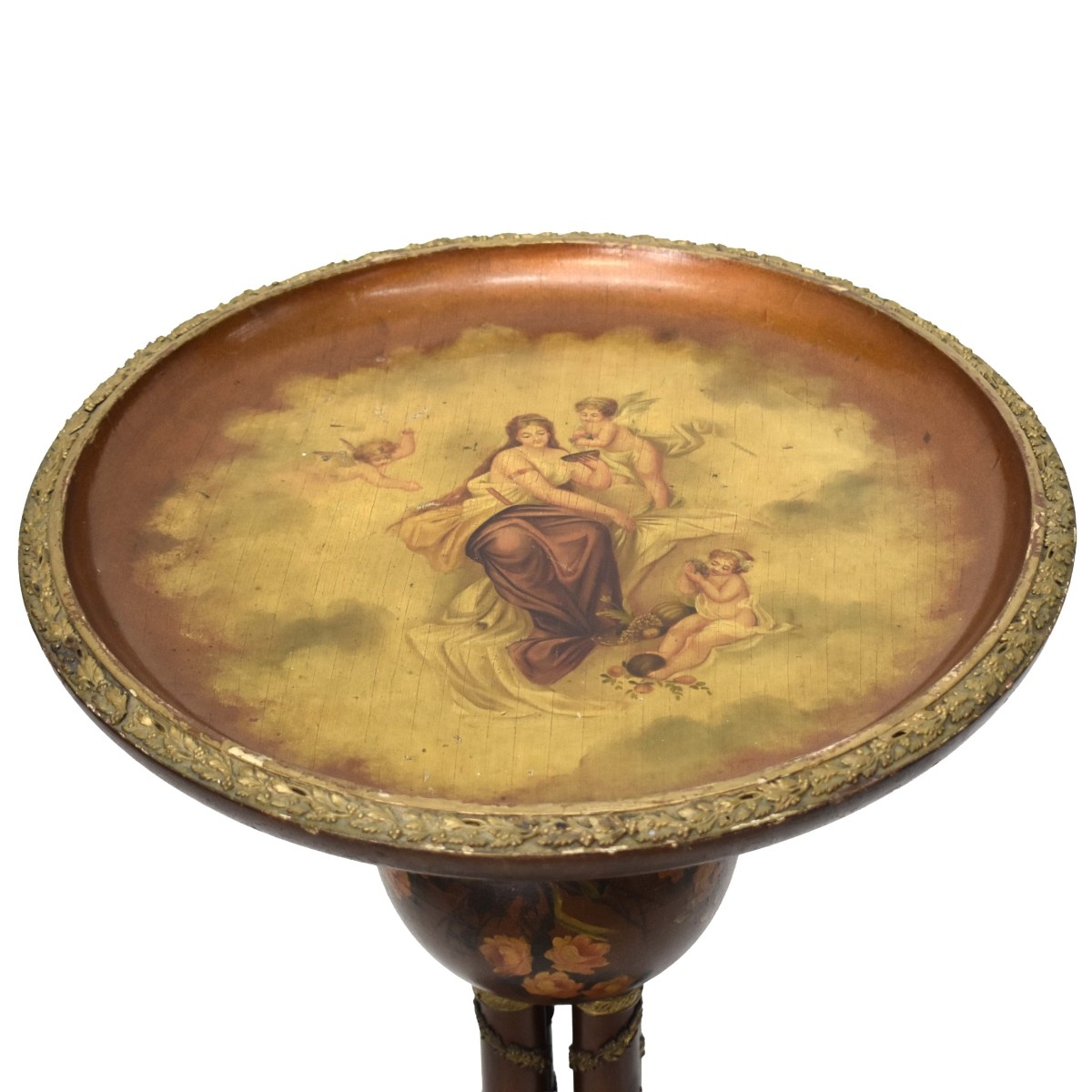 19th Century Hand Painted Continental Stand