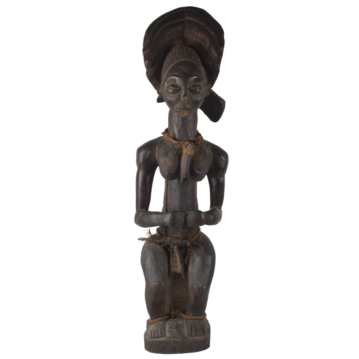 Female Songye Wood Sculpture