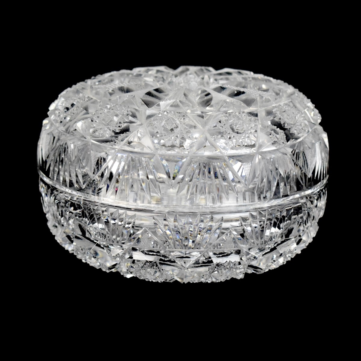 Three Vintage Cut Glass Tableware