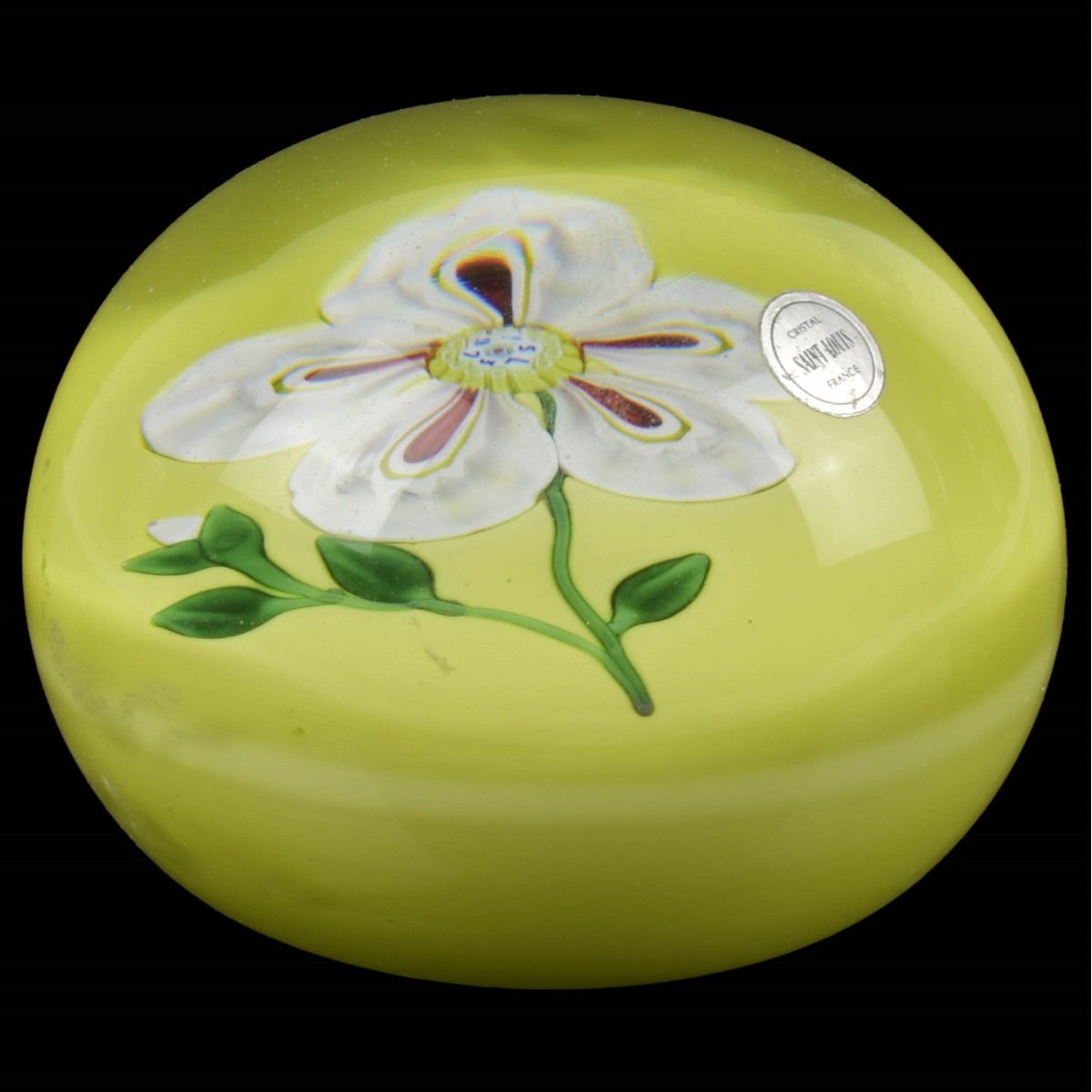 Vintage Saint-Louis Glass Paperweight