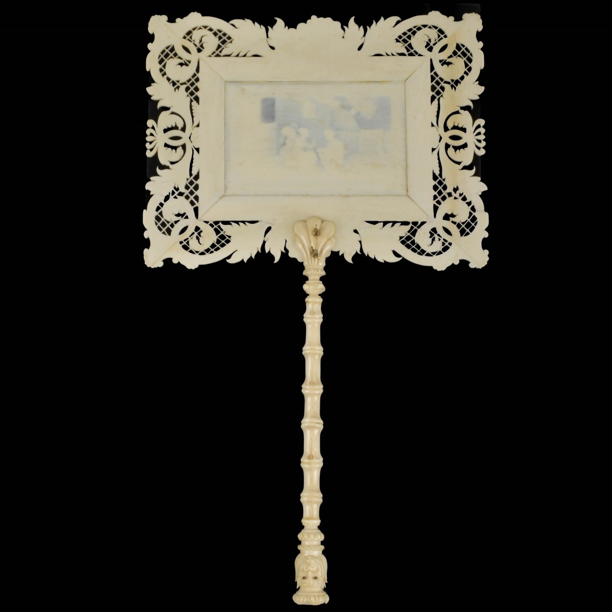 Finely Carved English Hand Fan