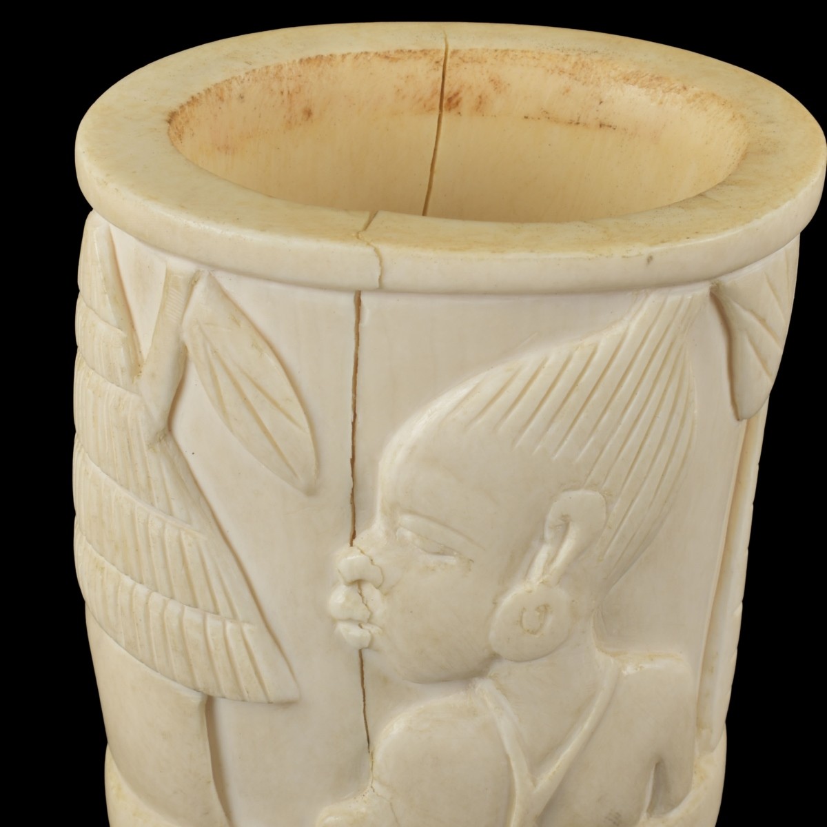 Antique Carved African Hut