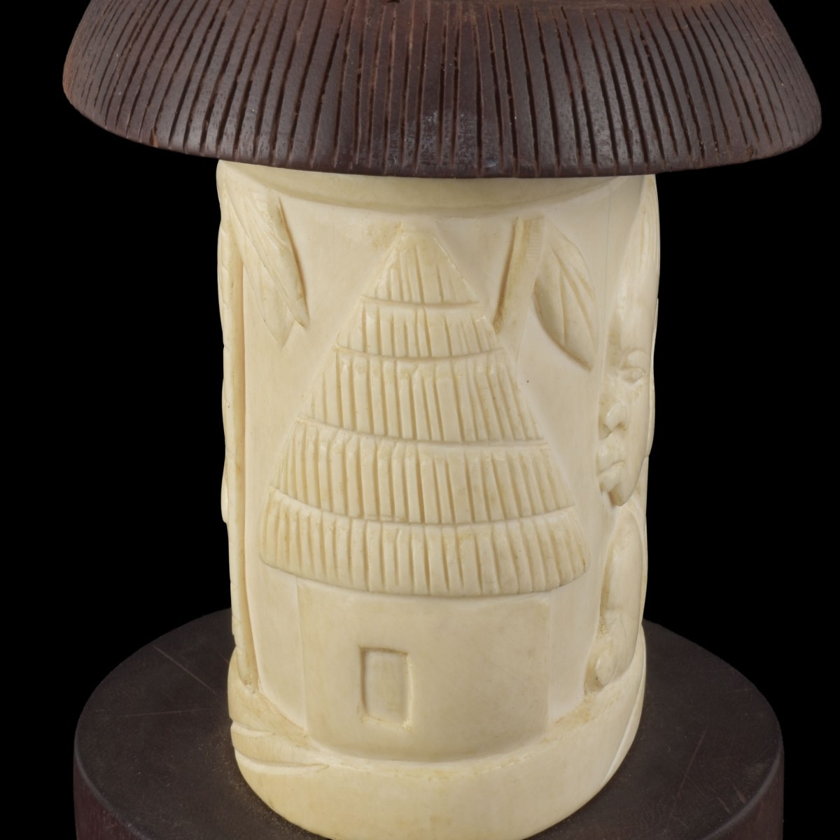 Antique Carved African Hut