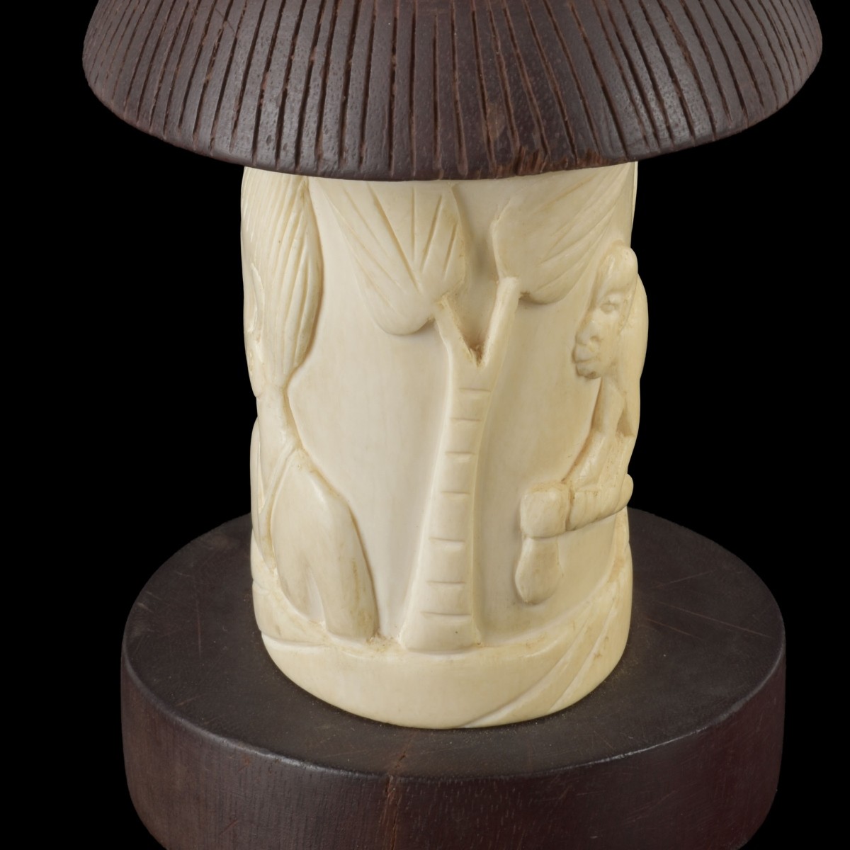 Antique Carved African Hut