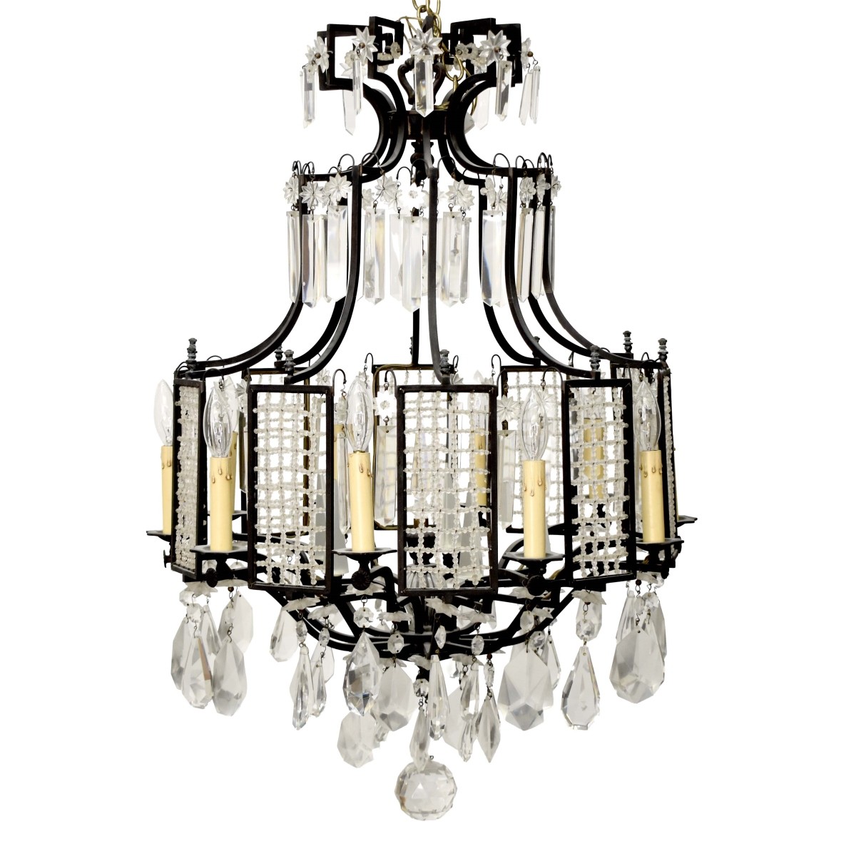 Black Iron Chandelier