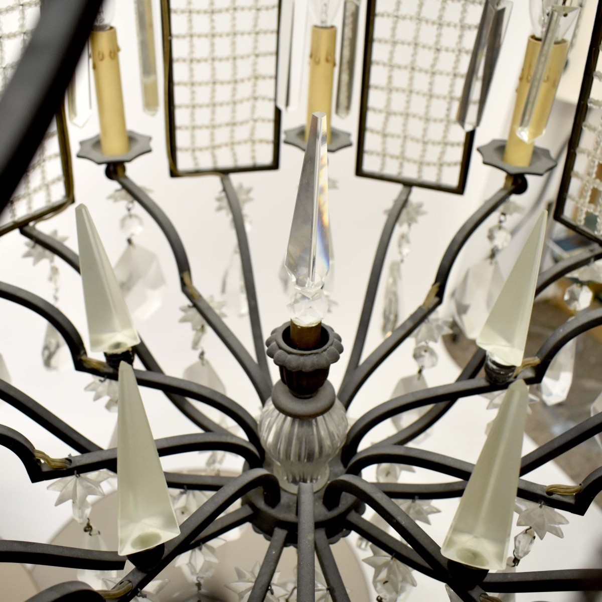 Black Iron Chandelier