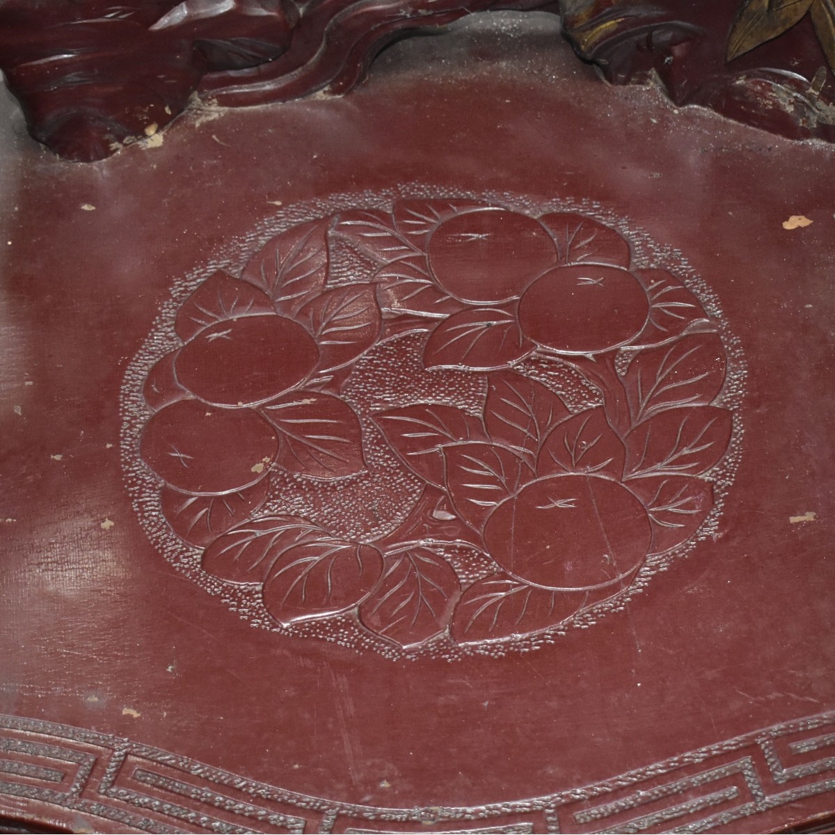 Carved Chinese Dragon Throne Chair