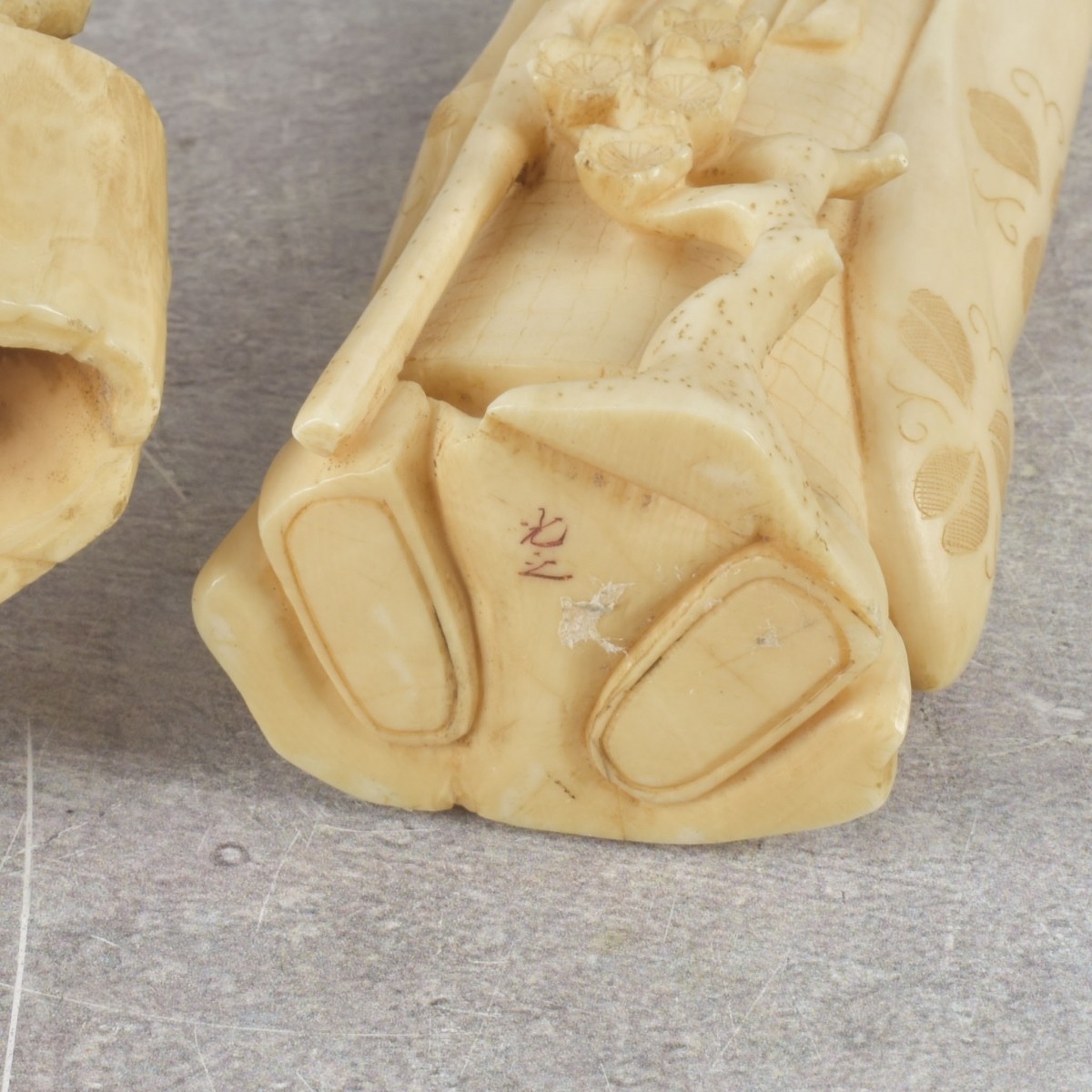Antique Carved Japanese Figures