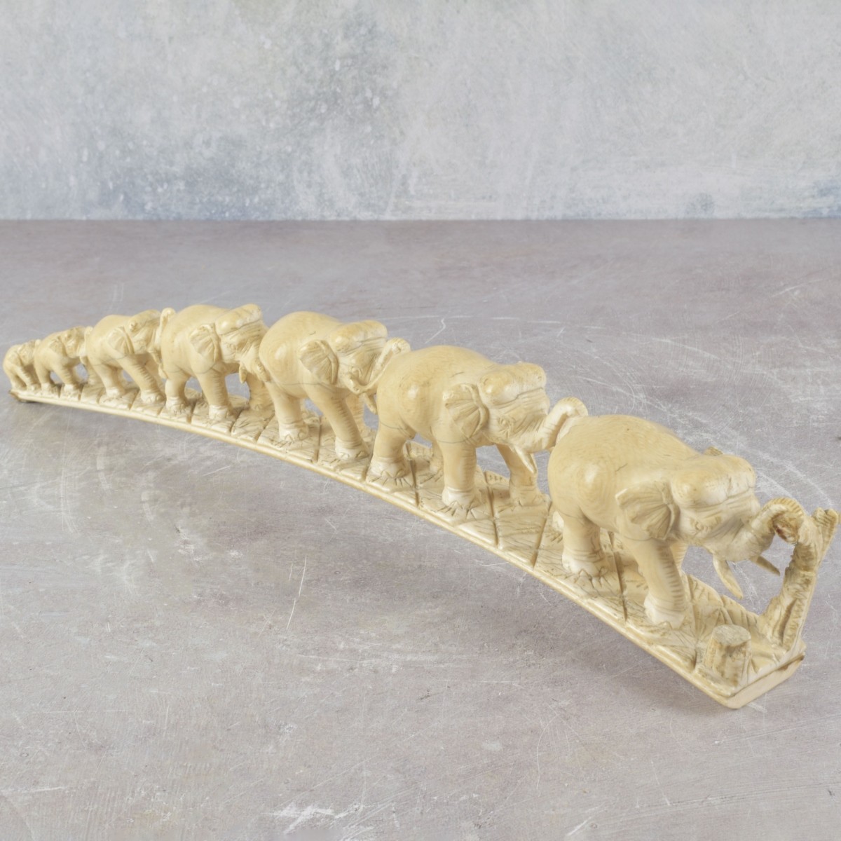 20th Century Japanese Carved Bridge