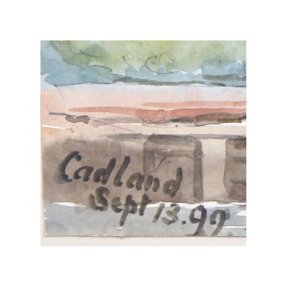 1897 Watercolor