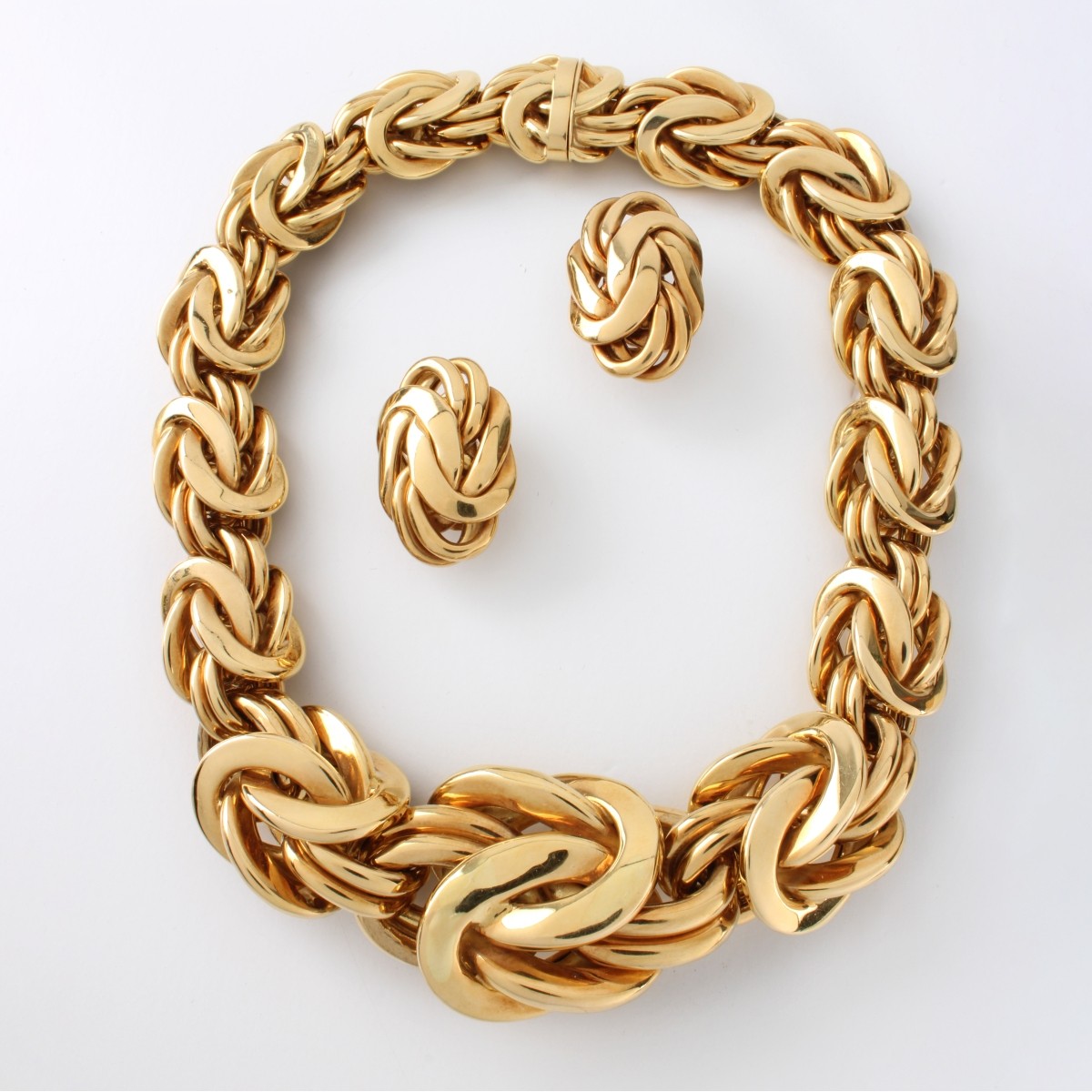 Neiman Marcus 18K Necklace and Earrings