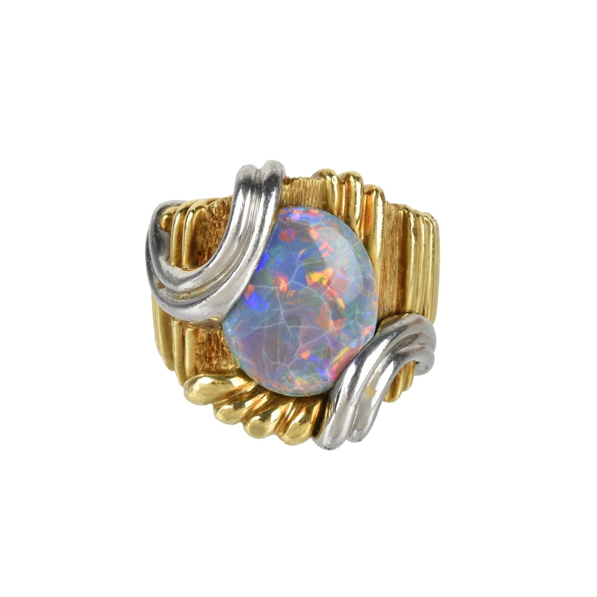 Henry Dunay Black Opal Ring