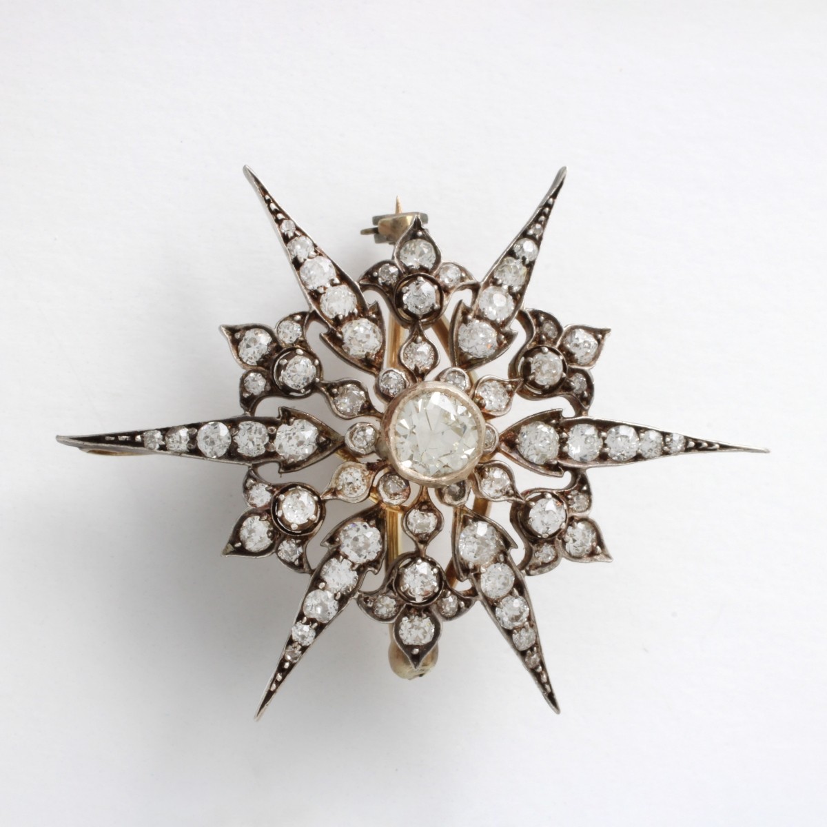 Diamond, Platinum and 18K Pendant