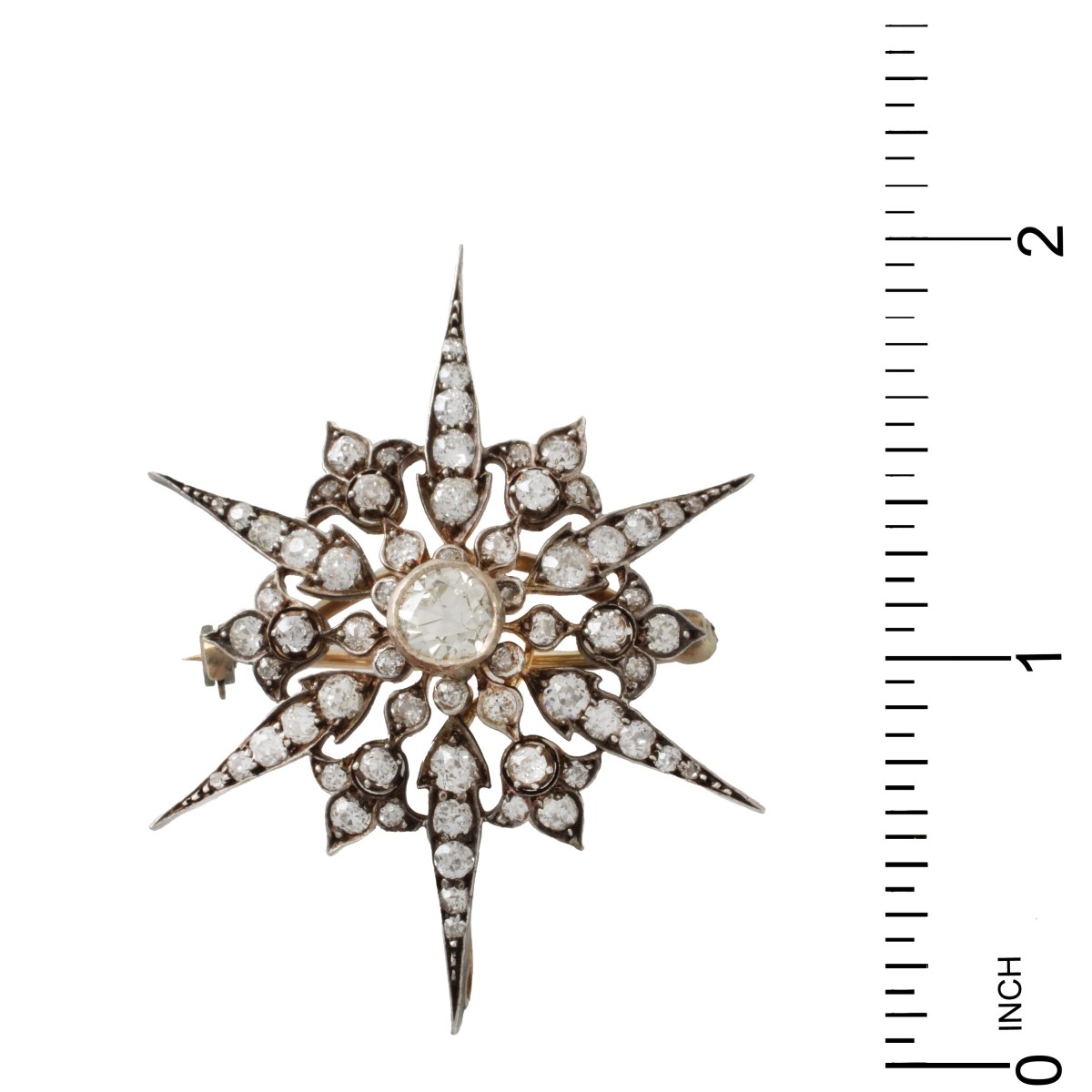 Diamond, Platinum and 18K Pendant