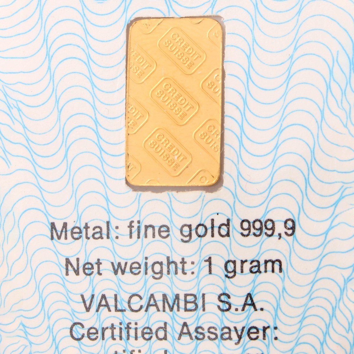 Three (3) 999.9 Gold Ingots