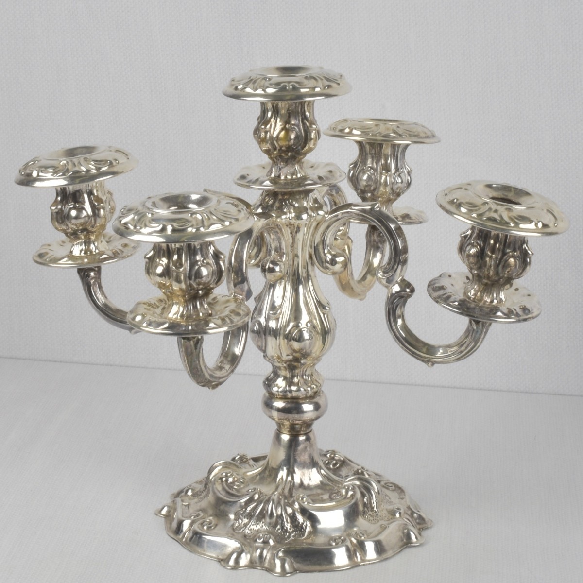 Camusso Sterling Silver Candelabrum