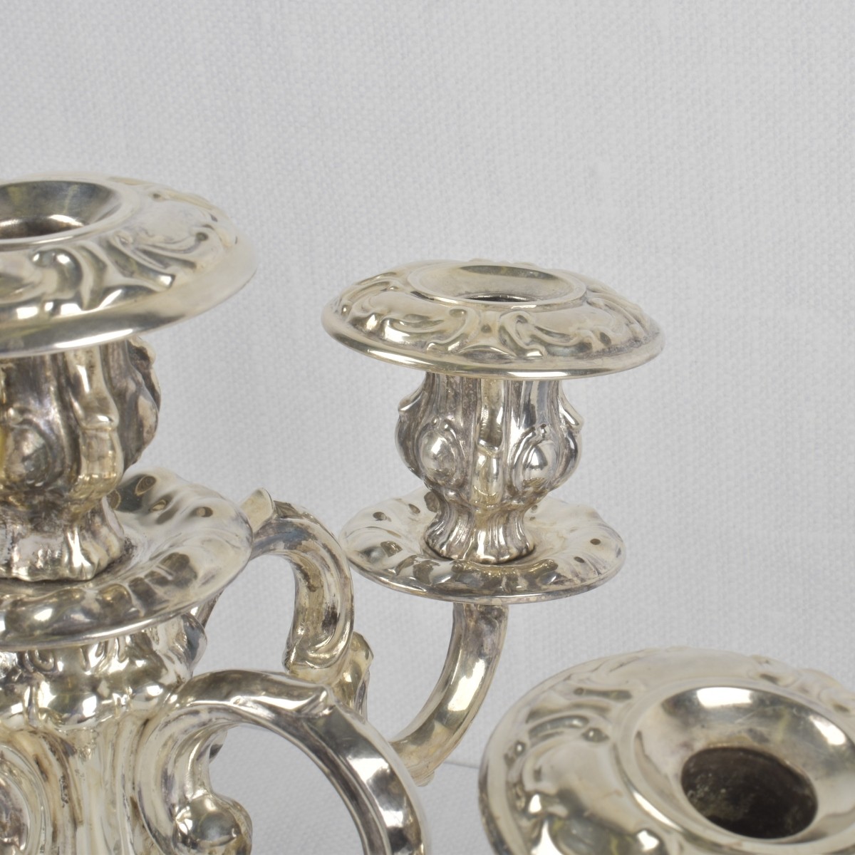 Camusso Sterling Silver Candelabrum