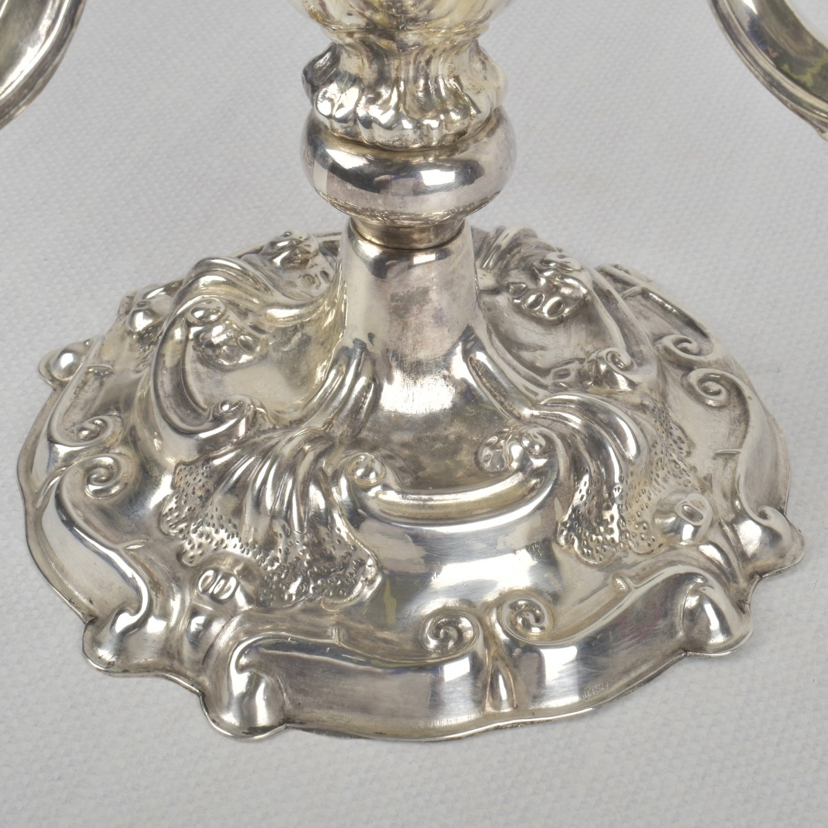 Camusso Sterling Silver Candelabrum