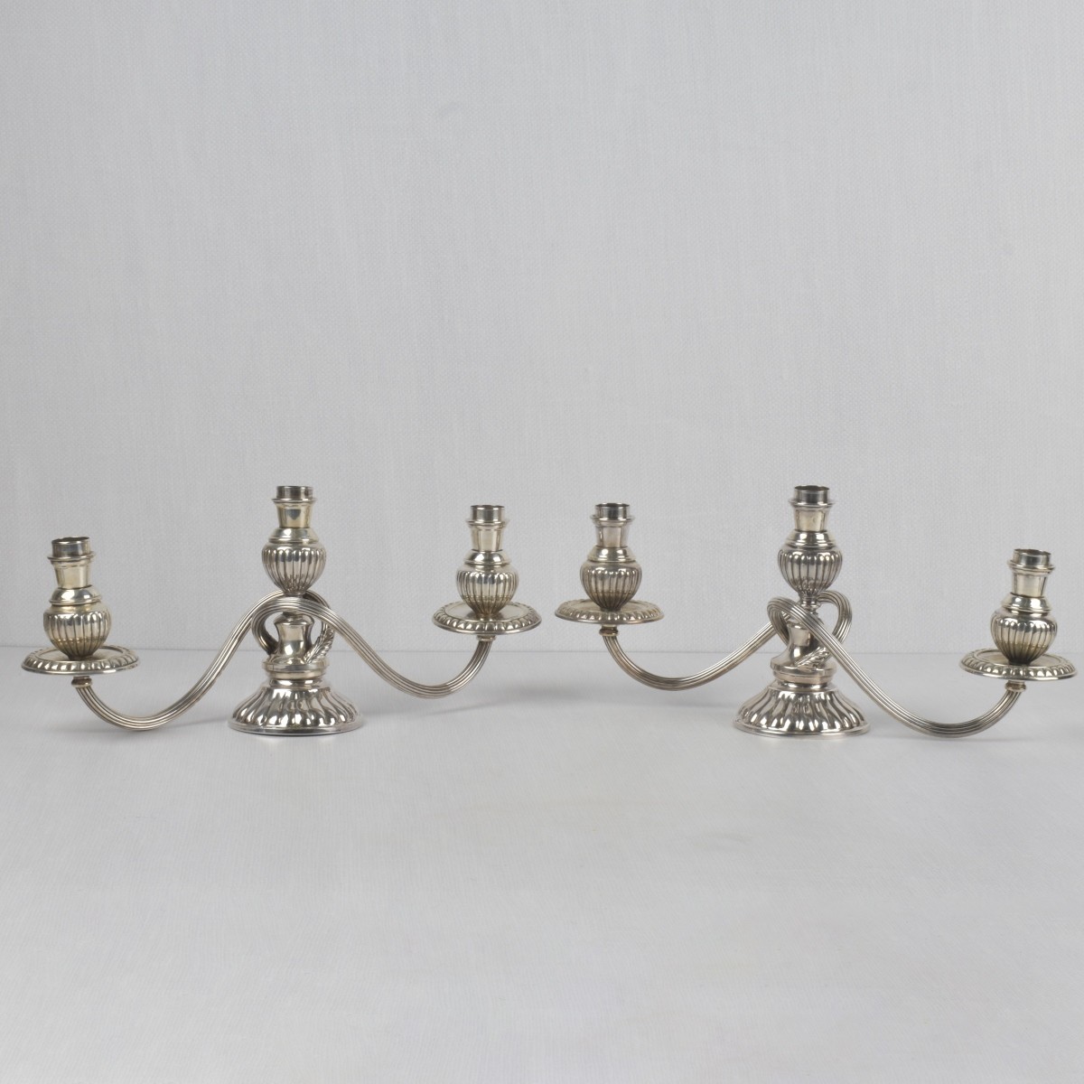 Camusso Sterling Silver Candelabra
