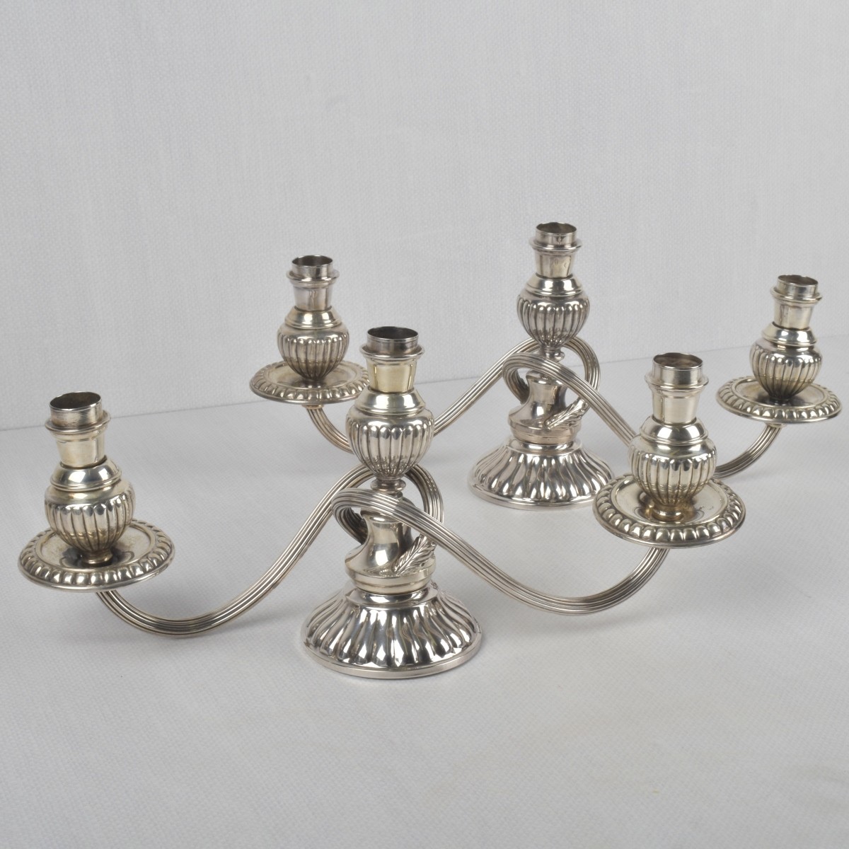 Camusso Sterling Silver Candelabra